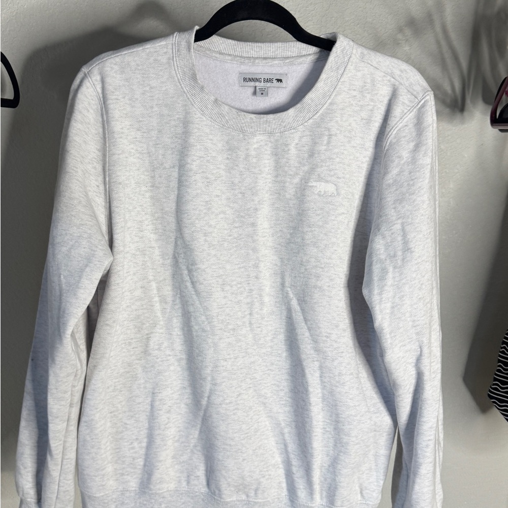 Running Bare Heather Gray Crewneck